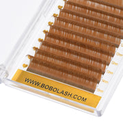0.07mm Brown Color Lashes Extension - BOBOLASH