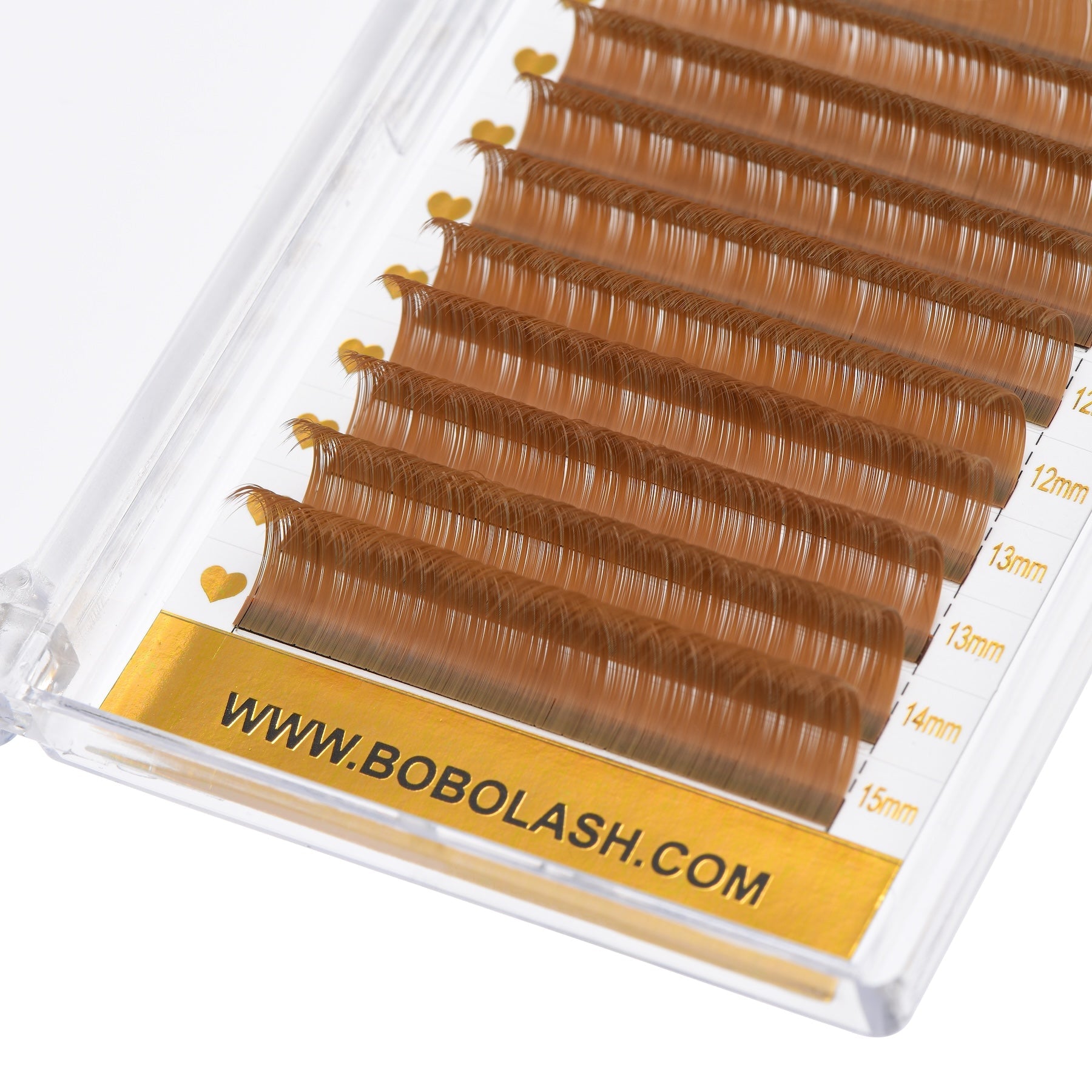 0.07mm Brown Color Lashes Extension - BOBOLASH