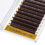 0.07mm Brown Color Lashes Extension - BOBOLASH