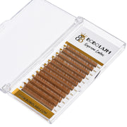 0.07mm Brown Color Lashes Extension - BOBOLASH