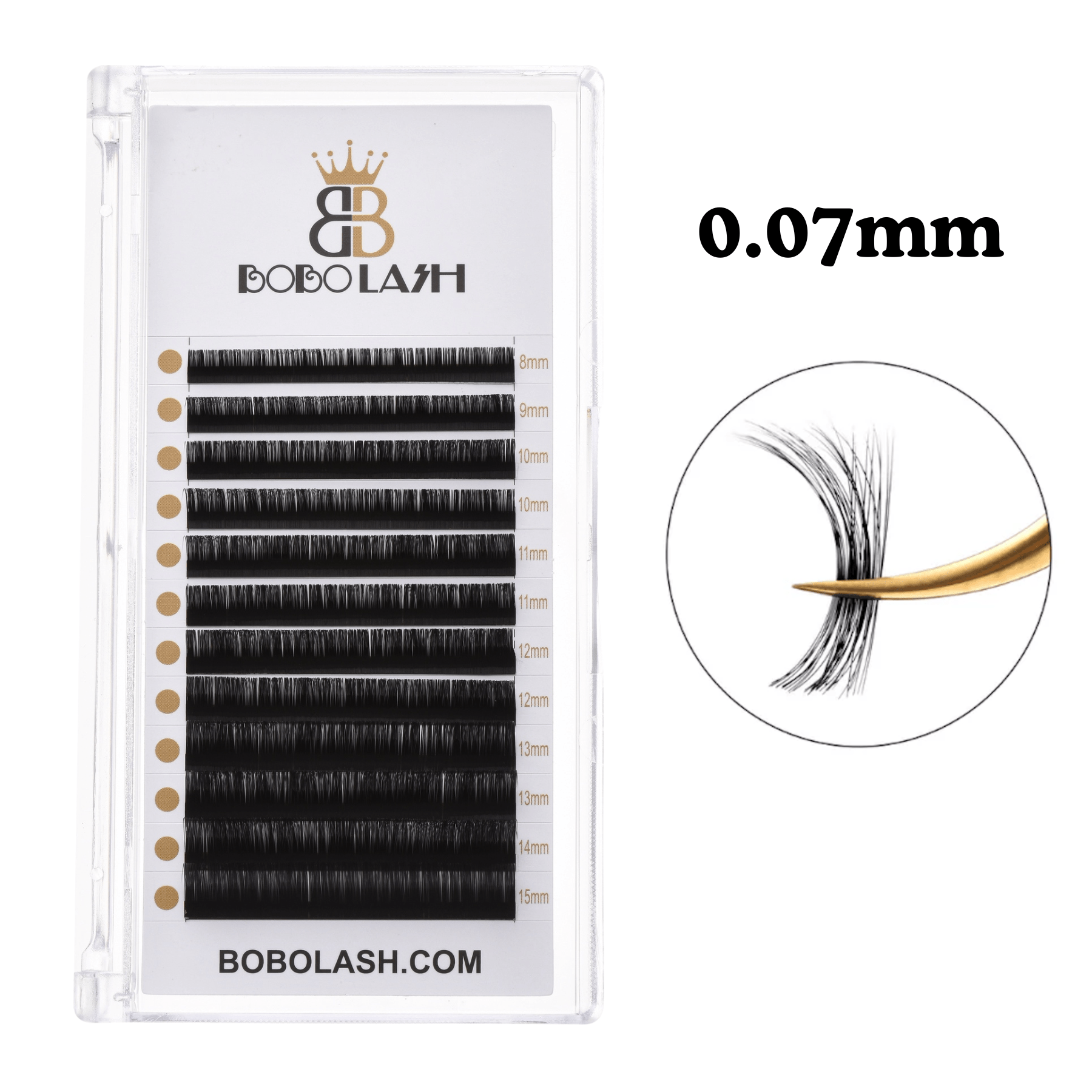 0.07mm Volume Lash Extensions - BOBOLASH