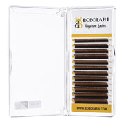 0.15mm Brown Color Lashes Extension - BOBOLASH