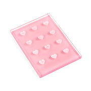 12 Heart - Shaped Hole Glue Holder - BOBOLASH