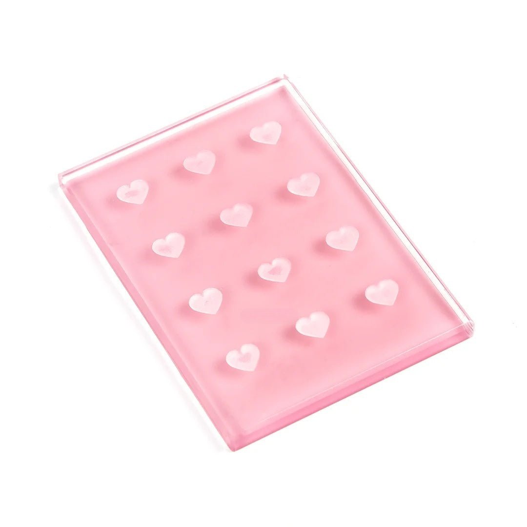12 Heart - Shaped Hole Glue Holder - BOBOLASH