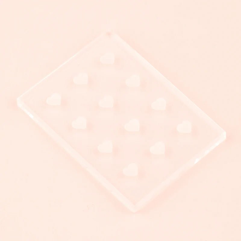 12 Heart - Shaped Hole Glue Holder - BOBOLASH