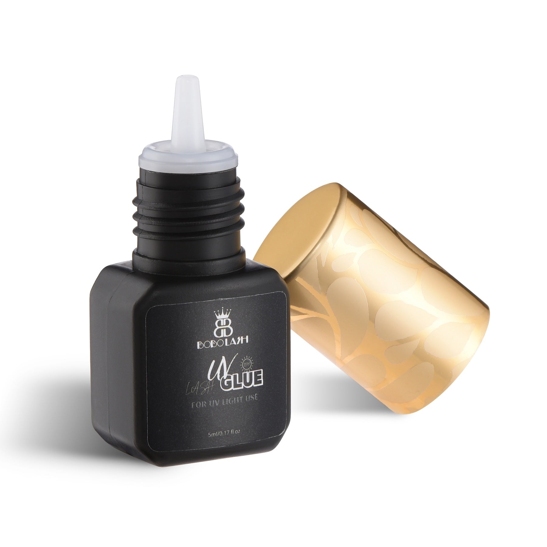 【For UV Beam Light Only】 Transparent UV Lash Adhesive Eyelash Extension Glue (5ml) - BOBOLASH