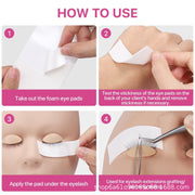 PE Foam Eye Pads (110Pcs/roll ) - BOBOLASH