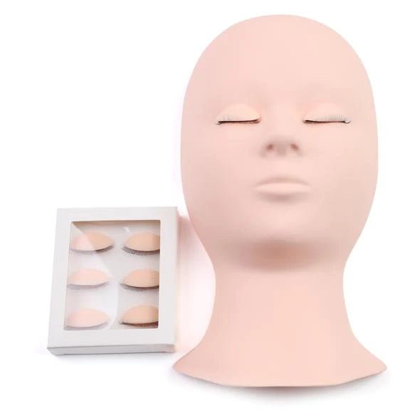 Training Mannequin With 6 Pcs Eyelids - BOBOLASH