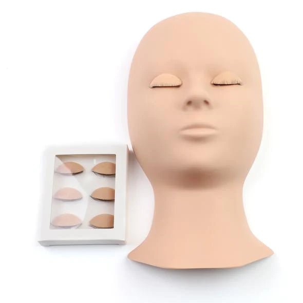 Training Mannequin With 6 Pcs Eyelids - BOBOLASH
