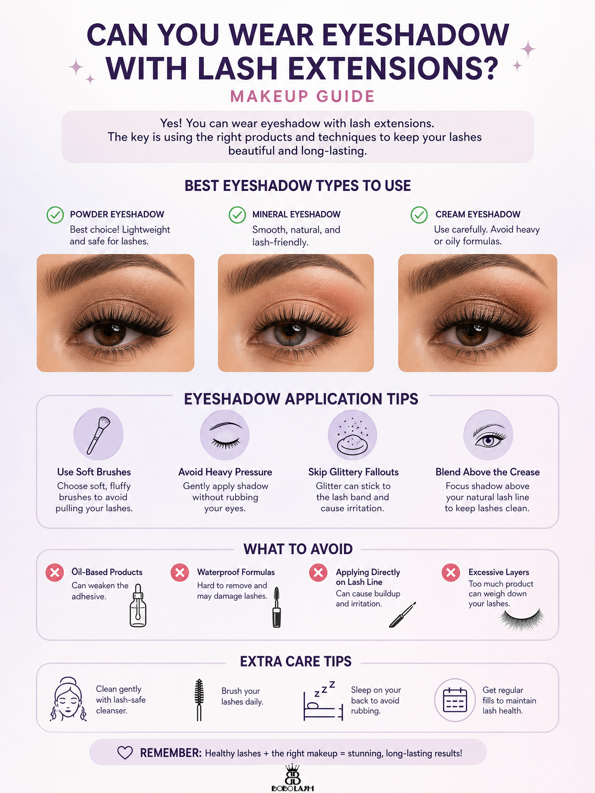 Can You Wear Eyeshadow With Lash Extensions? Makeup Guide
