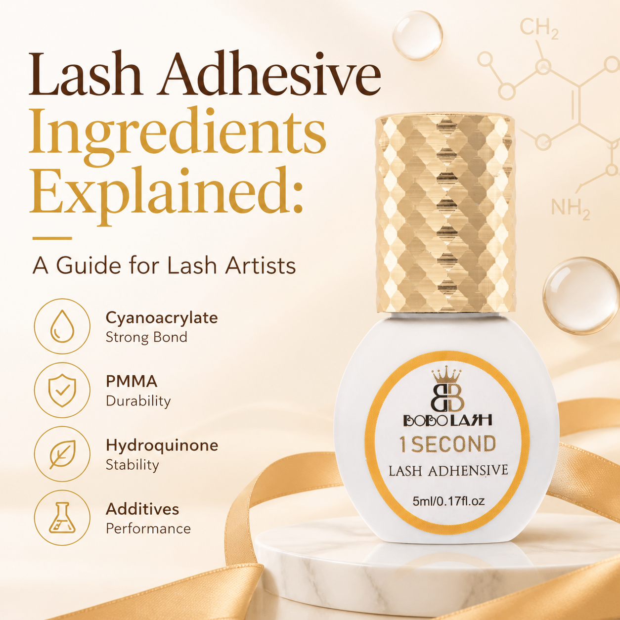 Lash Adhesive Ingredients Explained: A Guide for Lash Artists
