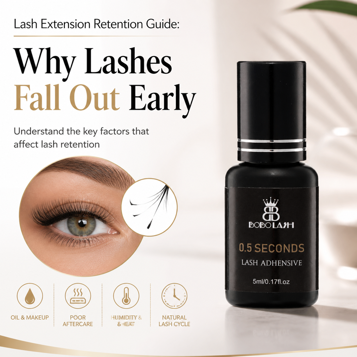 Lash Extension Retention Guide: Why Lashes Fall Out Early