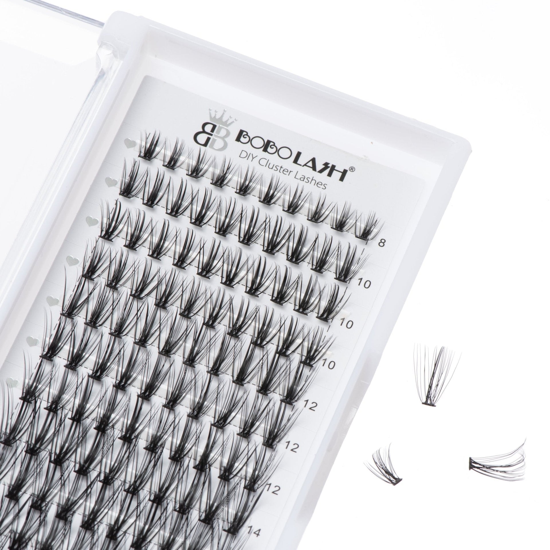 BOBOLASH A08 120-piece DIY lash cluster tray