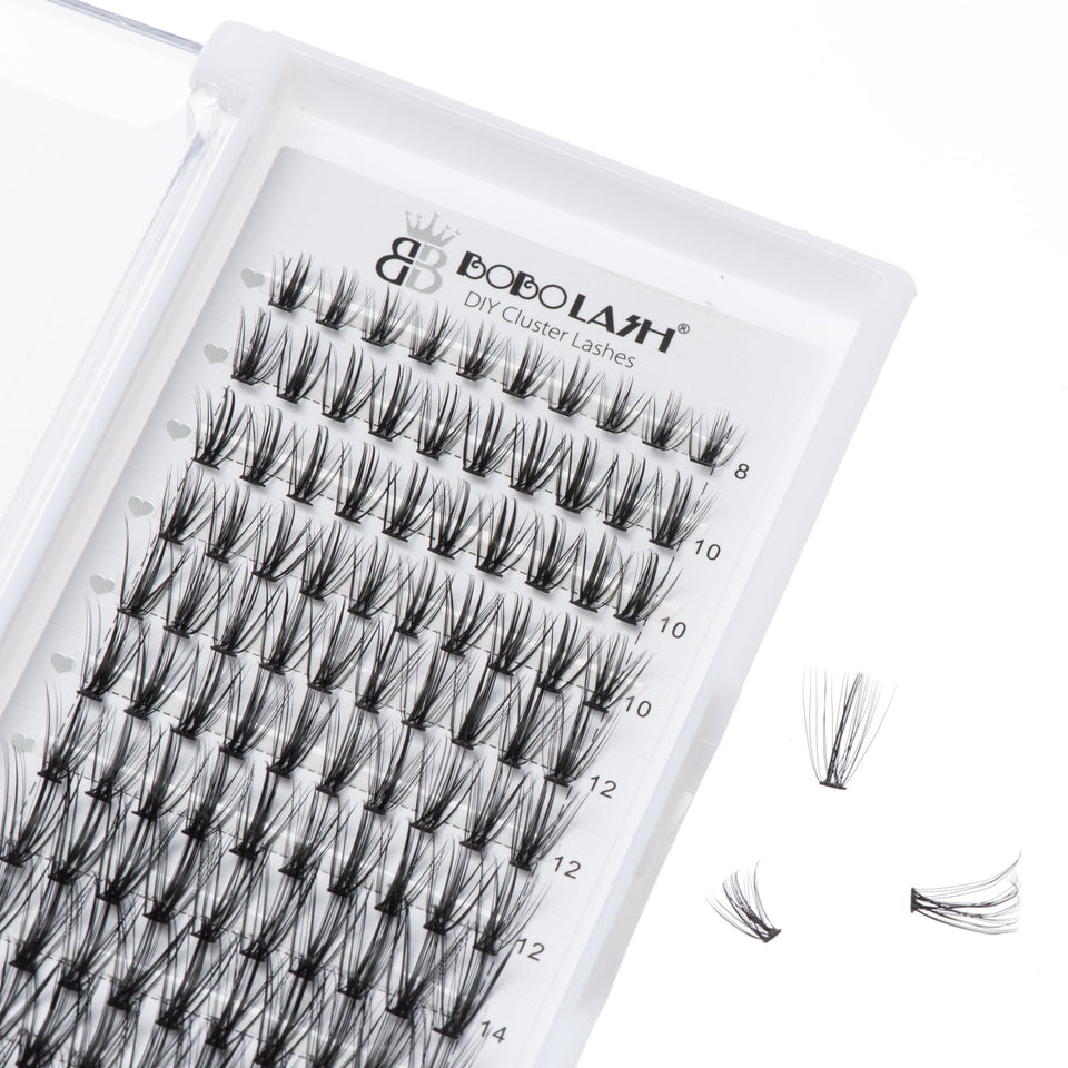 BOBOLASH A08 120-piece DIY lash cluster tray