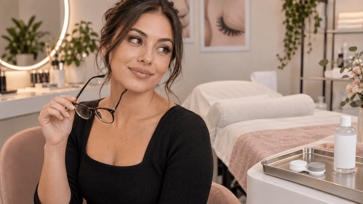 Can You Wear Contact Lenses With Lash Extensions? - BOBOLASH