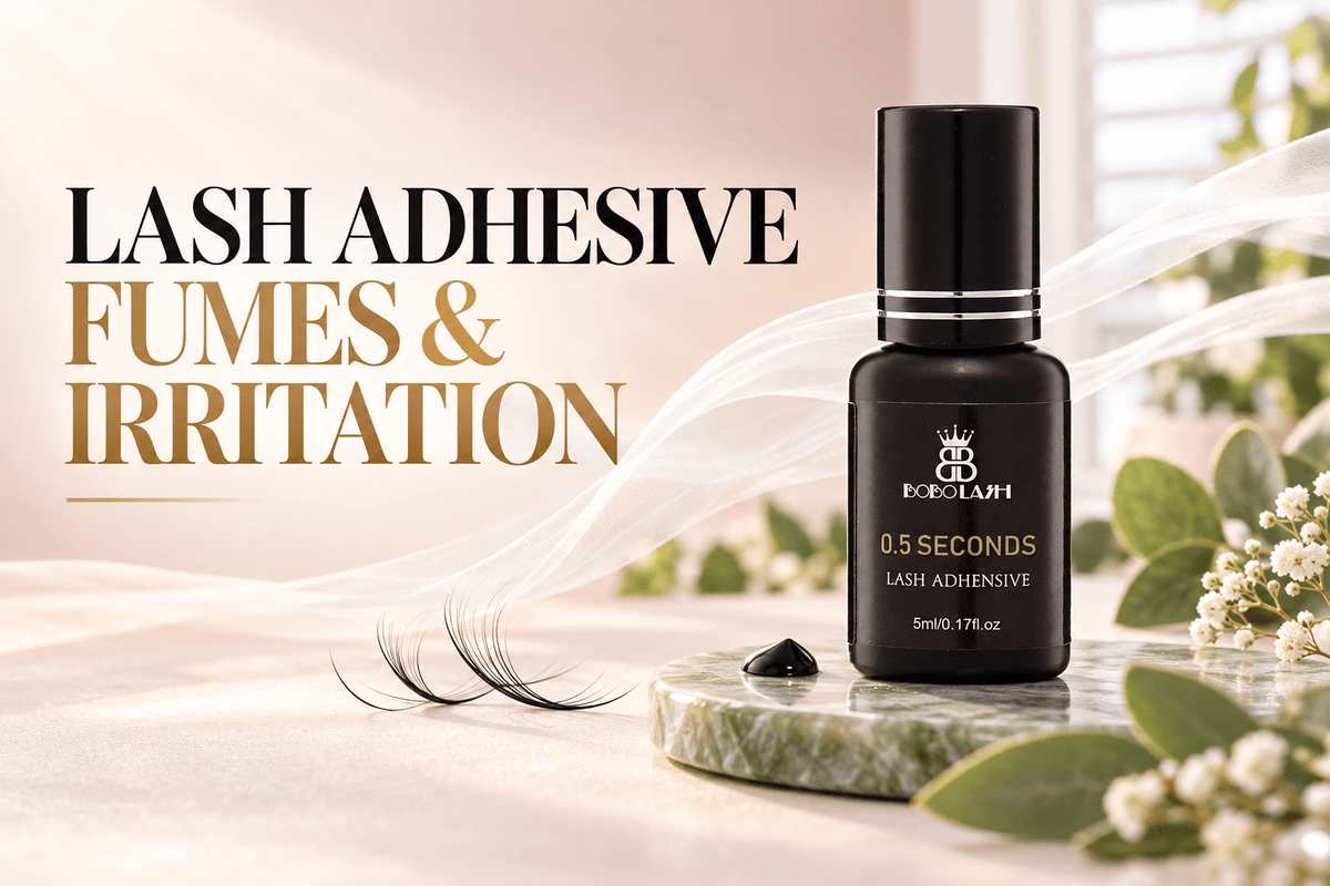 Lash Adhesive Fumes and Irritation: A Professional Salon Safety Guide - BOBOLASH