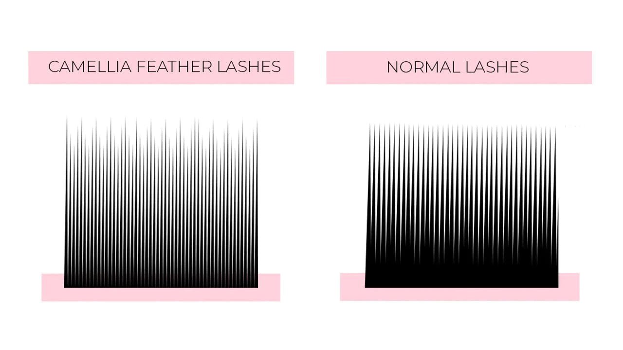 BOBOLASH 0.05mm Camellia multi-length volume lash tray
