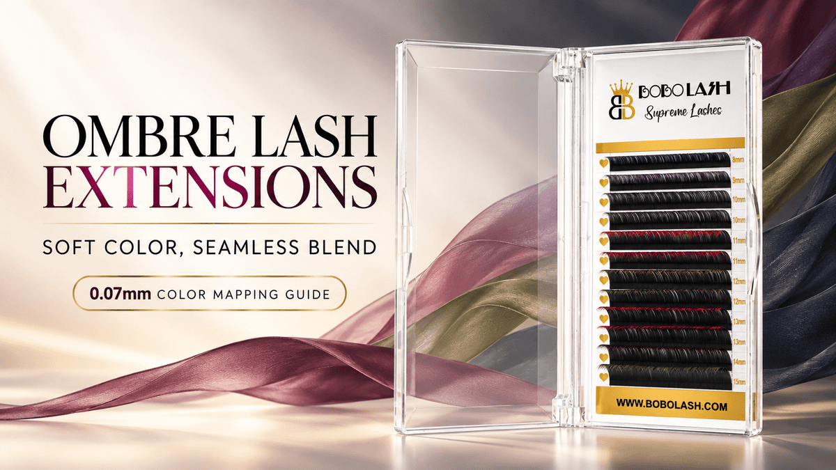 Ombre Lash Extensions: Color Mapping Ideas for a Soft Gradient Effect - BOBOLASH
