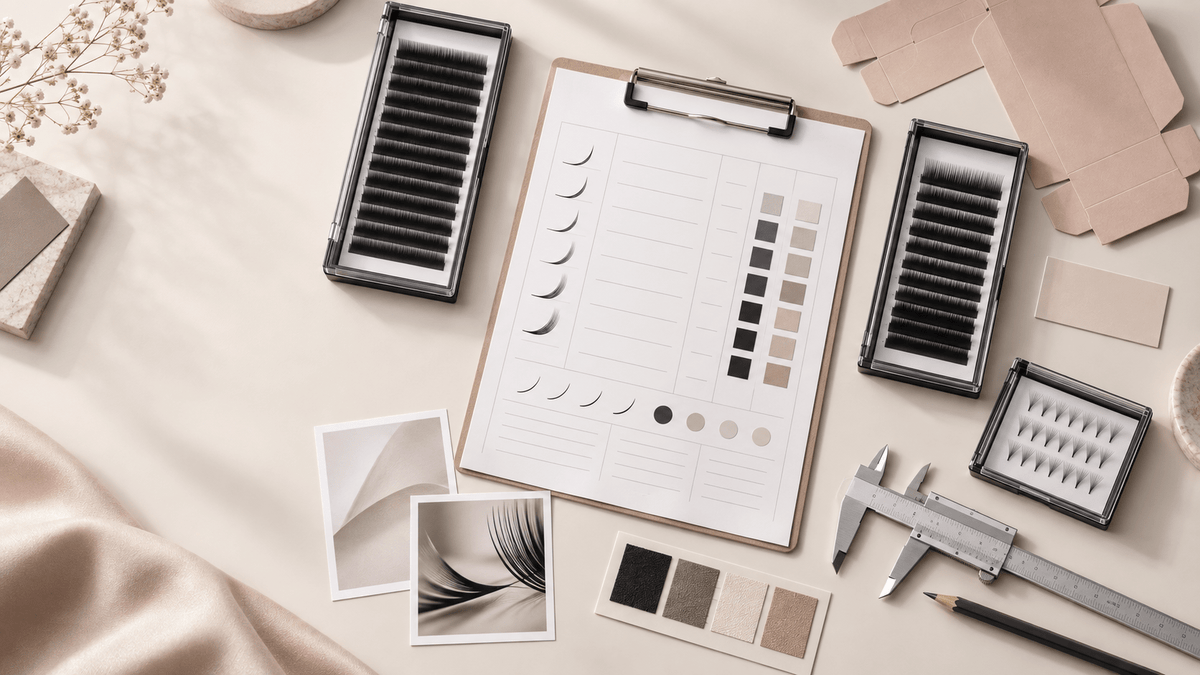 Private Label Lash Specification Sheet: Free Template - BOBOLASH