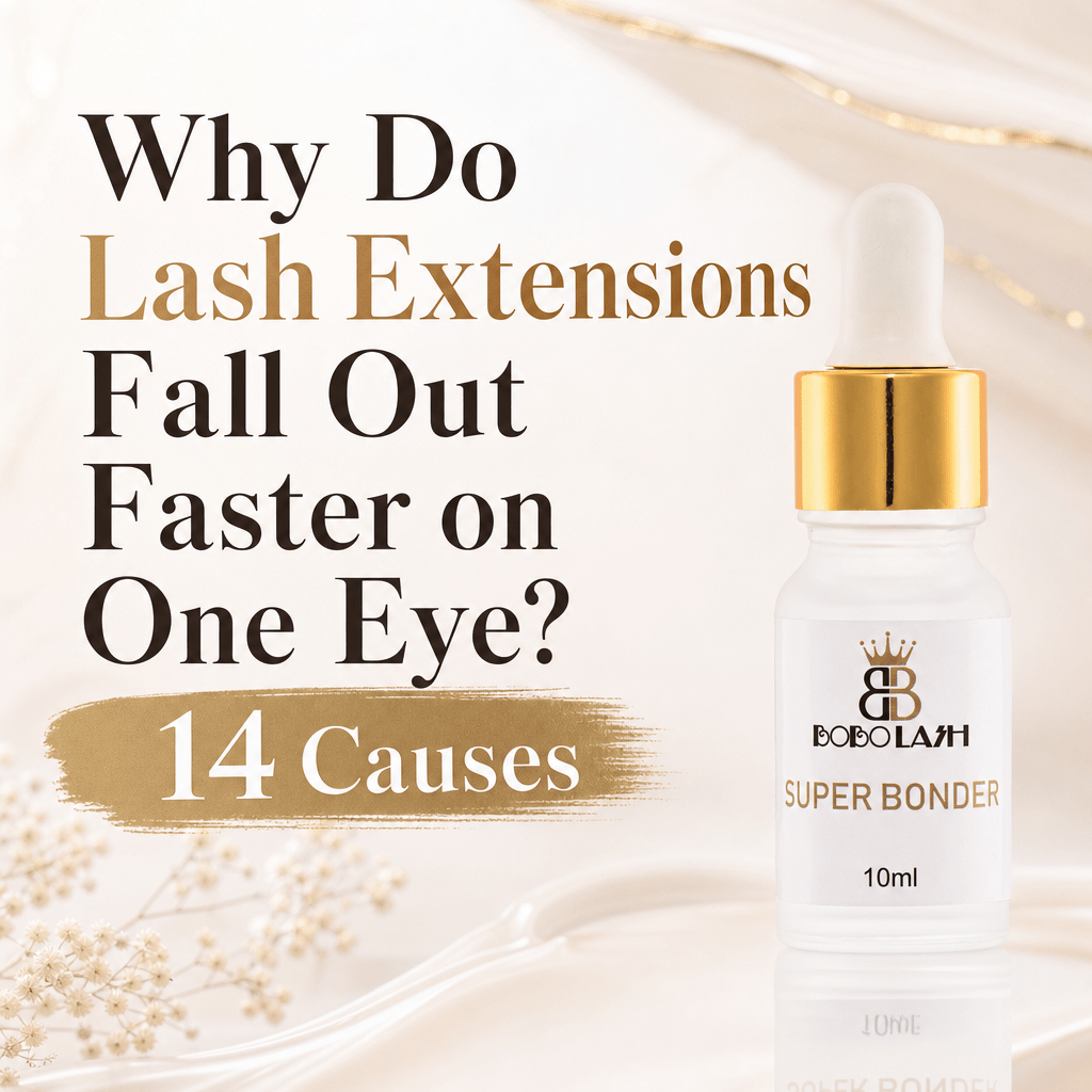 Why Do Lash Extensions Fall Out Faster on One Eye? 14 Causes - BOBOLASH