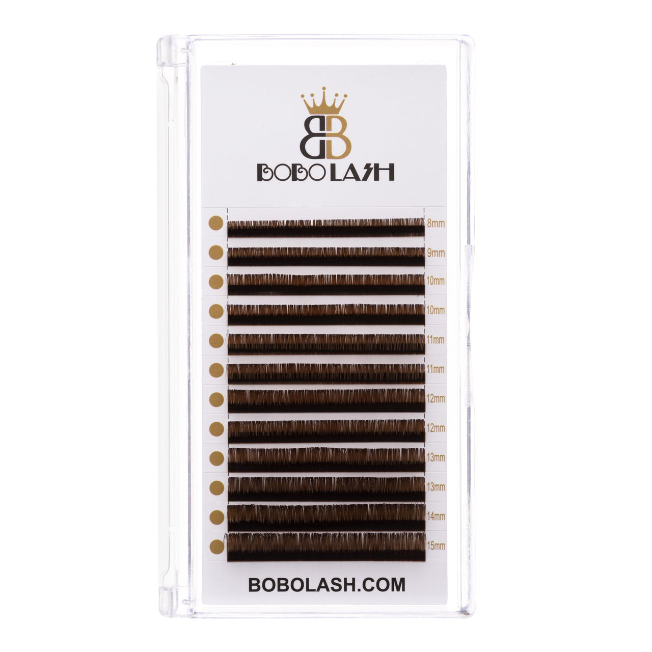 0.03mm Brown Color Lashes Extension