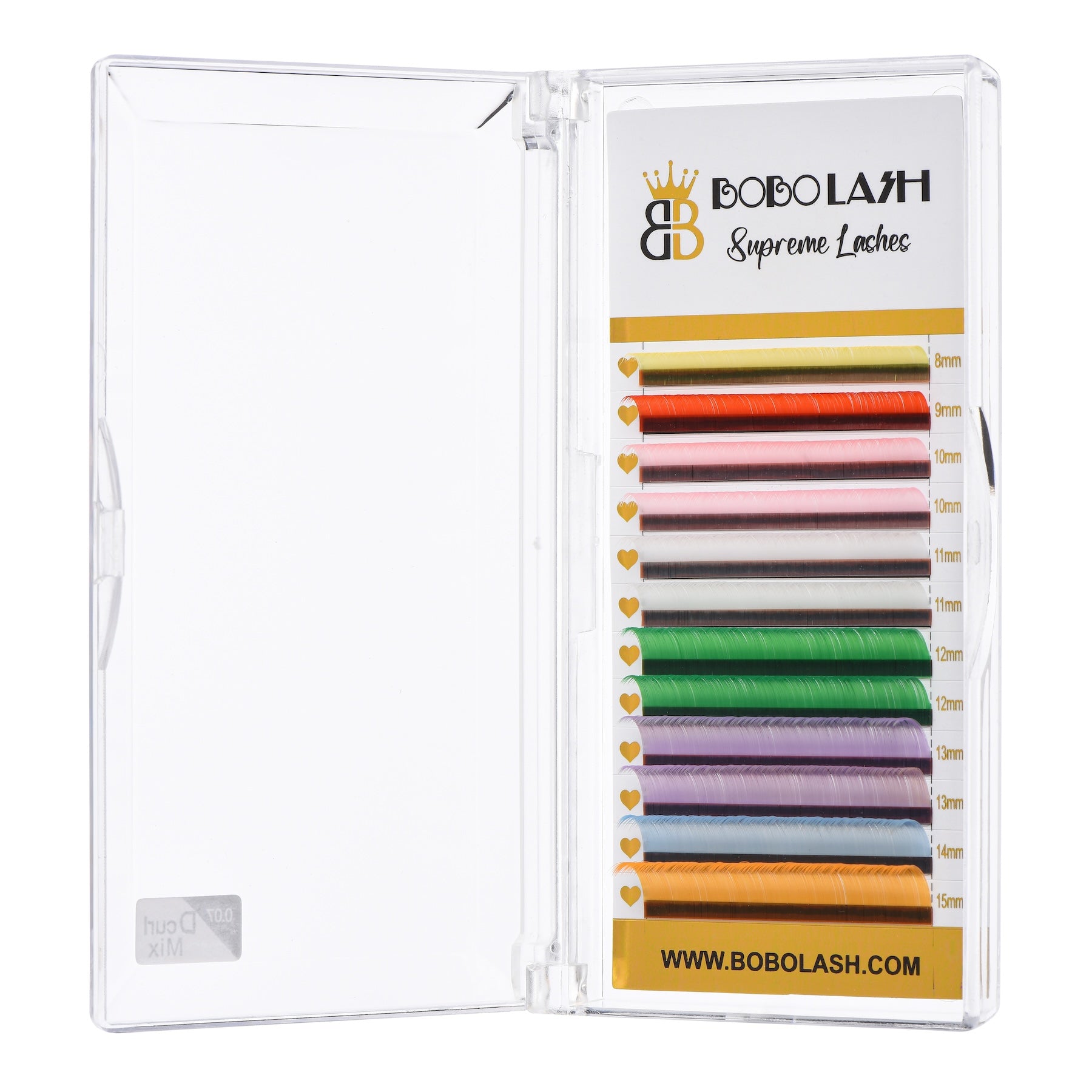 0.07mm Mixed Colors Lashes Extension