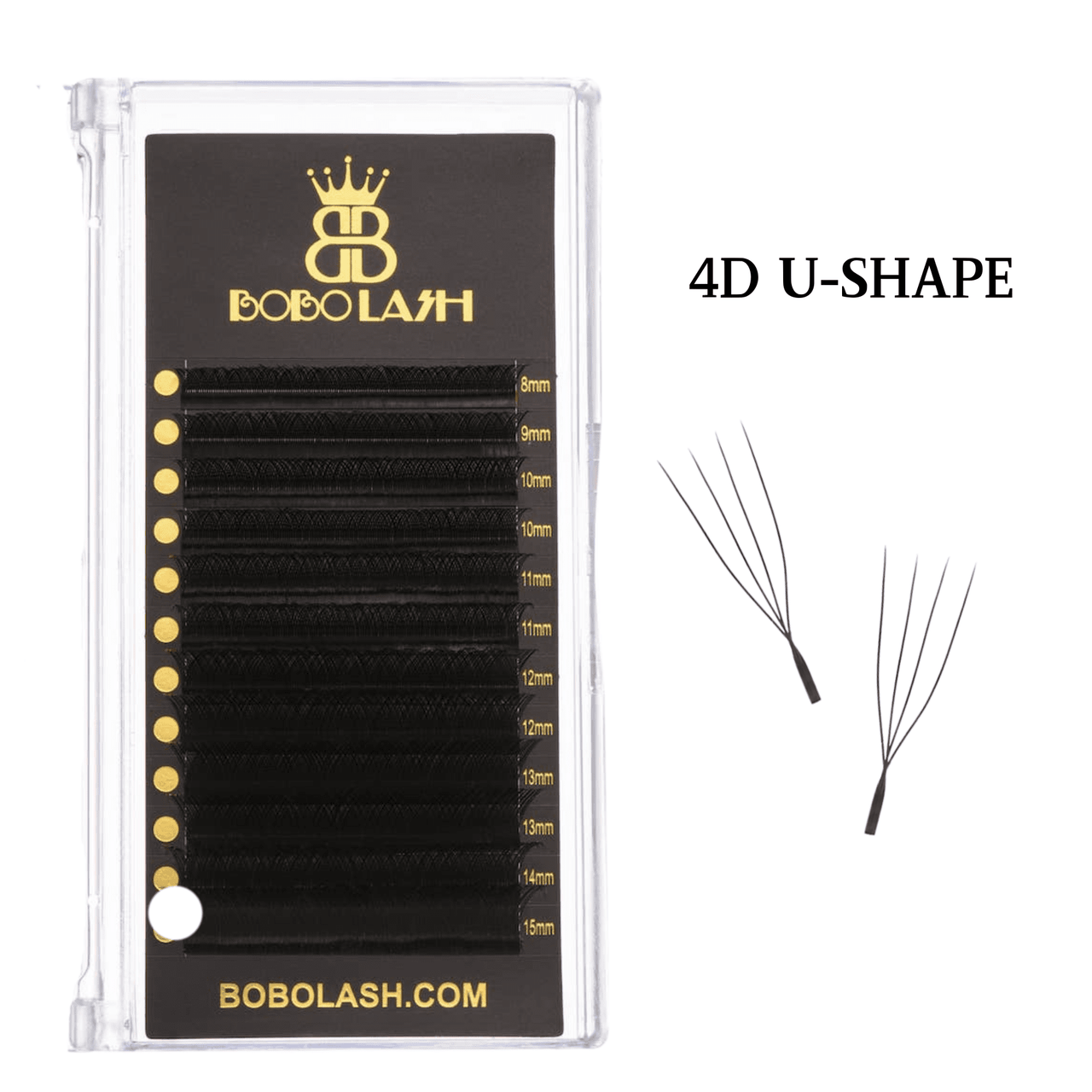 0.07MM U - Shape 4D Lashes - BOBOLASH