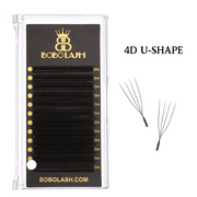 0.07MM U - Shape 4D Lashes - BOBOLASH