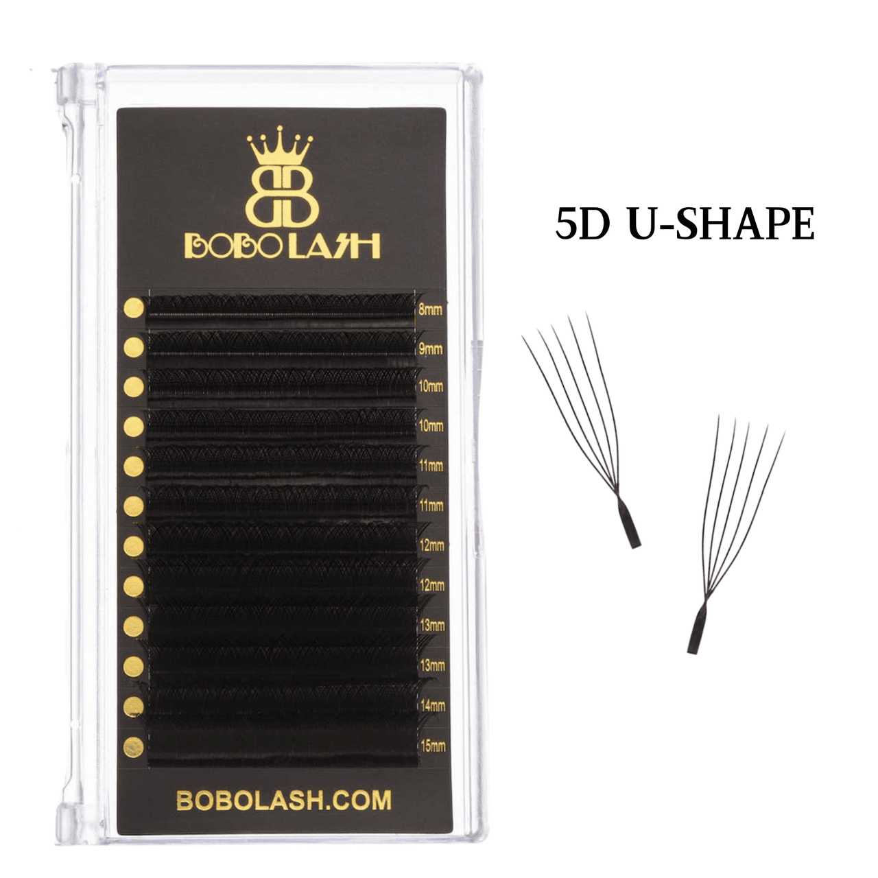 0.07MM U - Shape 5D Lashes - BOBOLASH