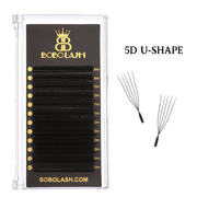 0.07MM U - Shape 5D Lashes - BOBOLASH