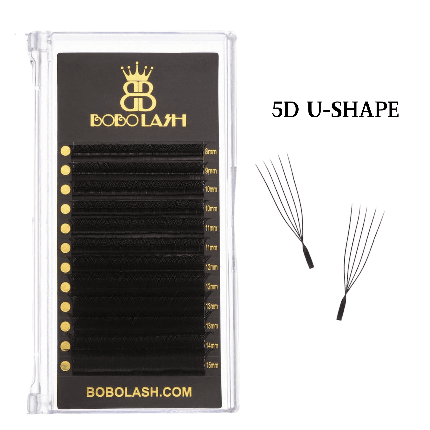 0.07MM U - Shape 5D Lashes - BOBOLASH