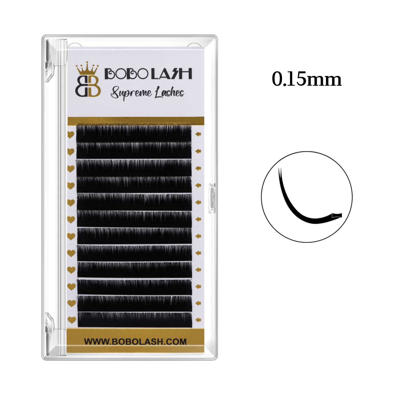 0.15mm Ellipse Flat Lashes