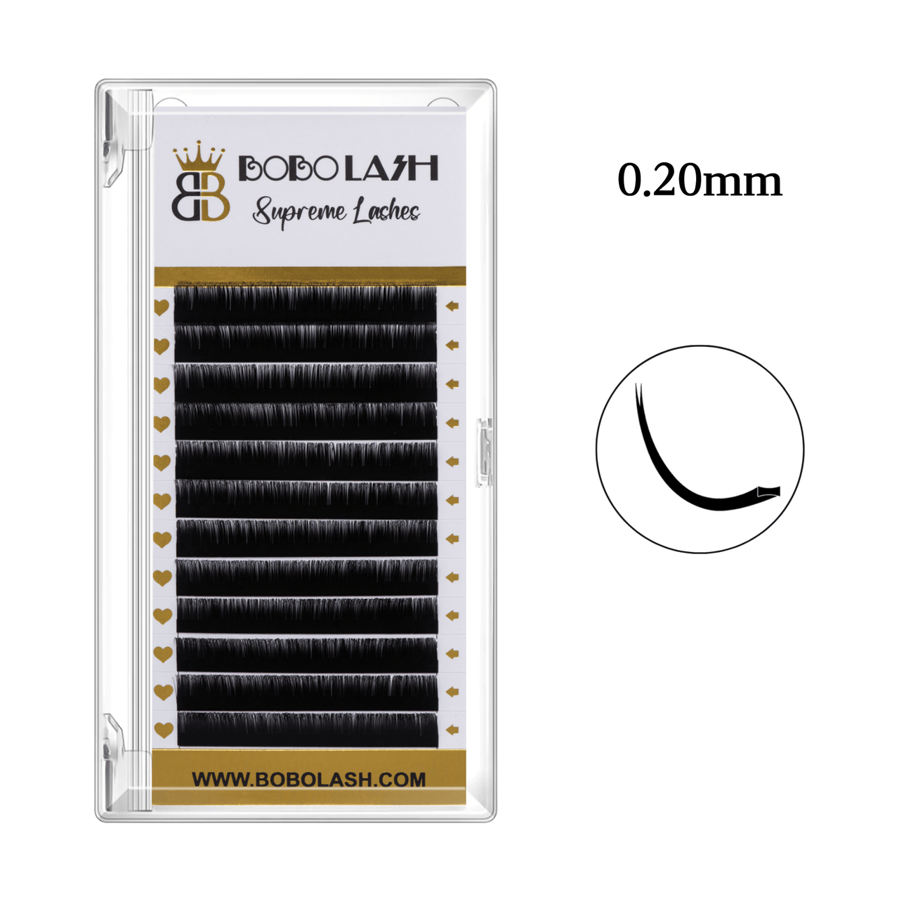 0.20mm Ellipse Flat Lashes