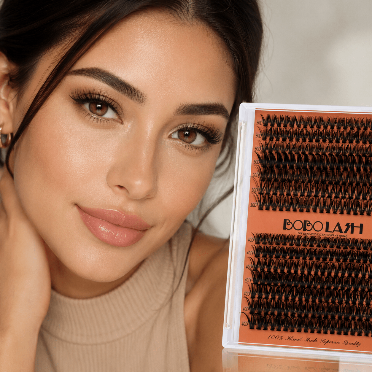 30D+40D Individual Lash Cluster DIY Lash Extension Kit - BOBOLASH