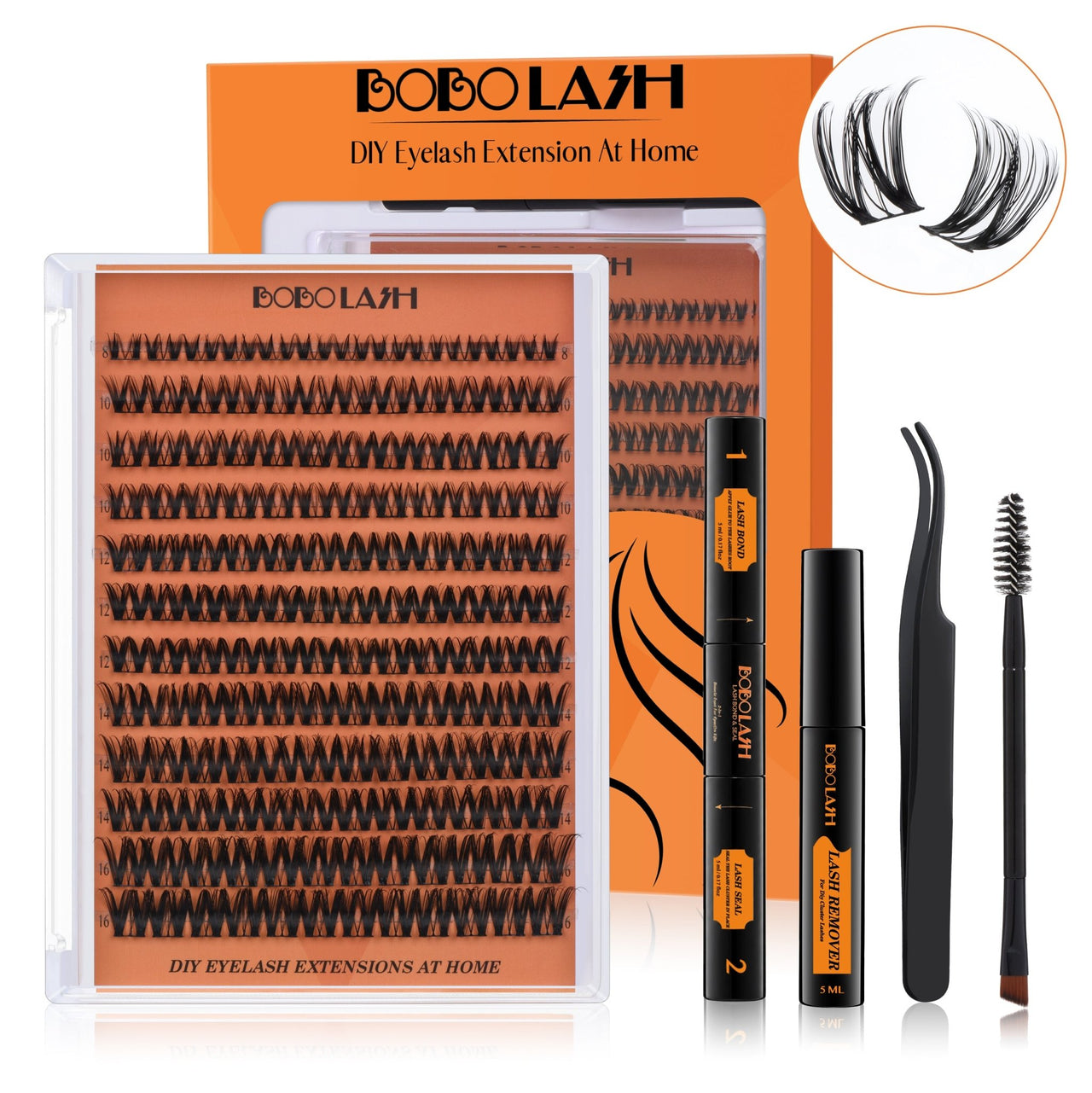 B05 Individual Lash Cluster DIY Lash Extension Kit - BOBOLASH
