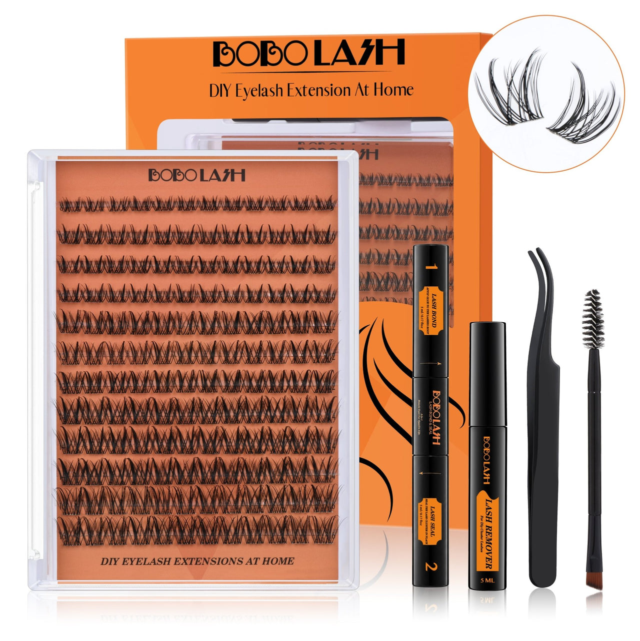B08 Individual Lash Cluster DIY Lash Extension Kit - BOBOLASH