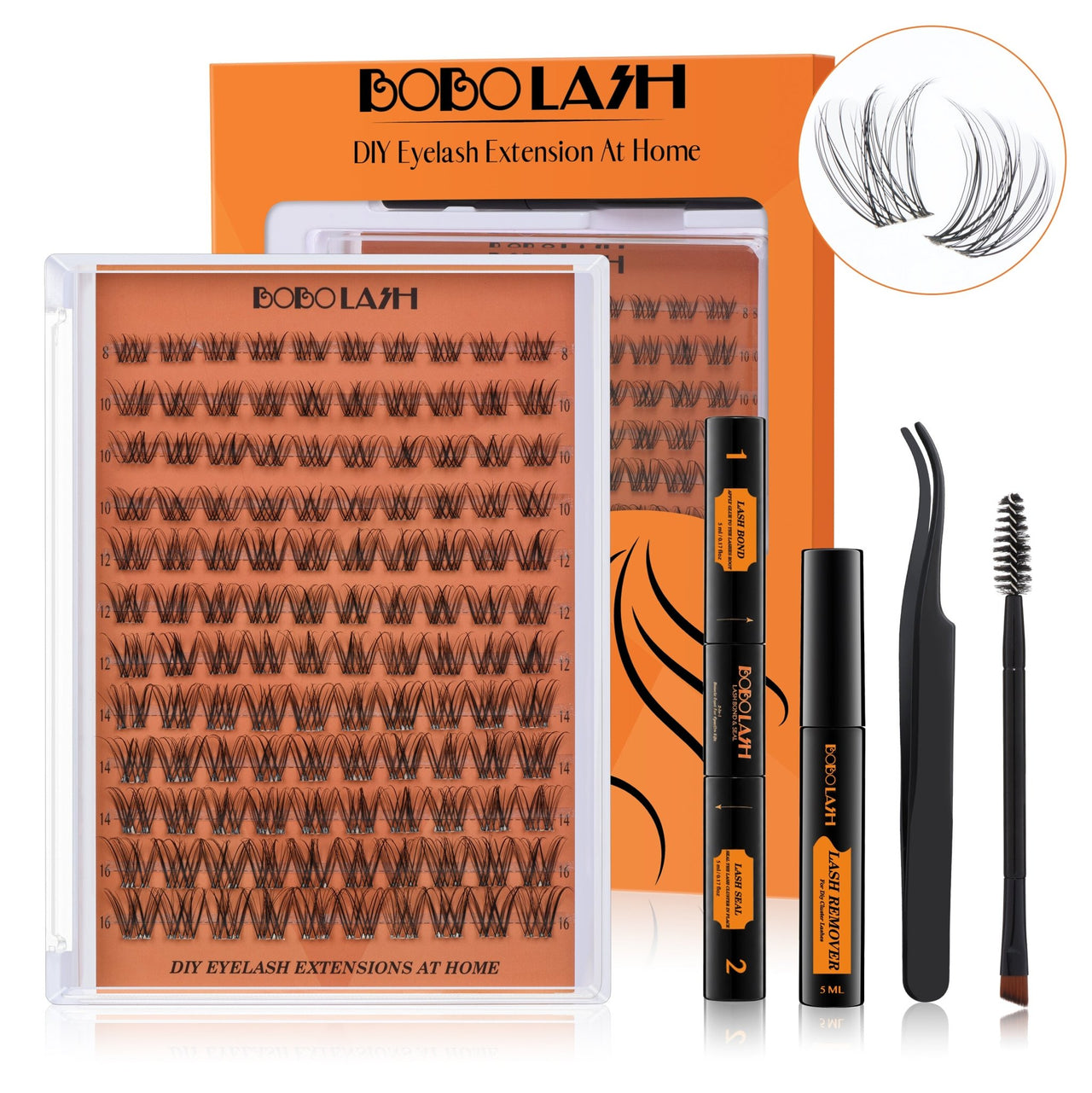 B10 Individual Lash Cluster DIY Lash Extension Kit - BOBOLASH