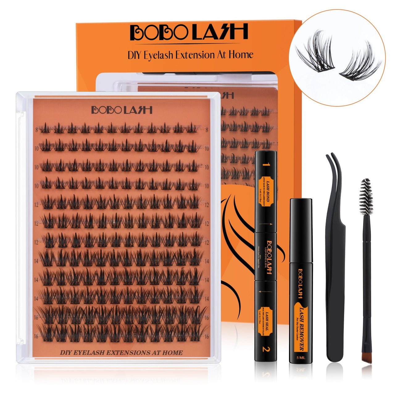 B11 Individual Lash Cluster DIY Lash Extension Kit - BOBOLASH