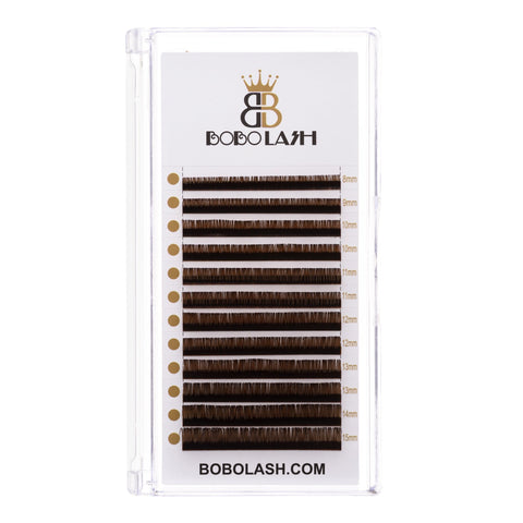 0.07mm Dark Brown Color Lashes Extension