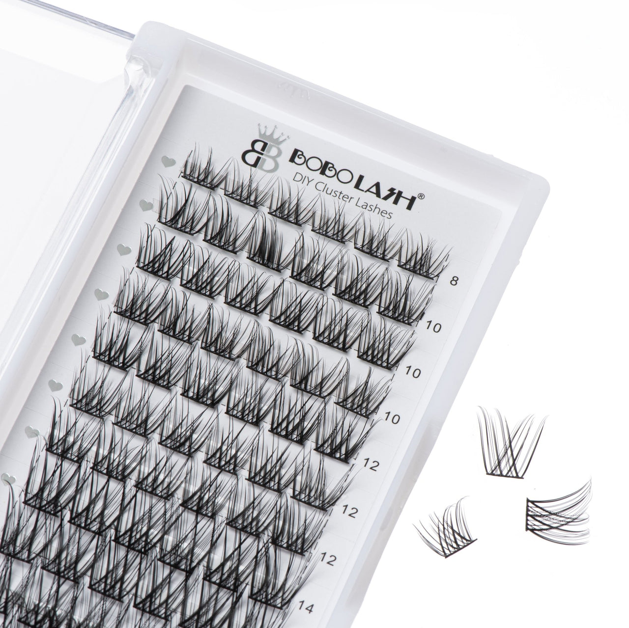 A01 Lash Clusters DIY Eyelash Extensions 72 Clusters Lashes