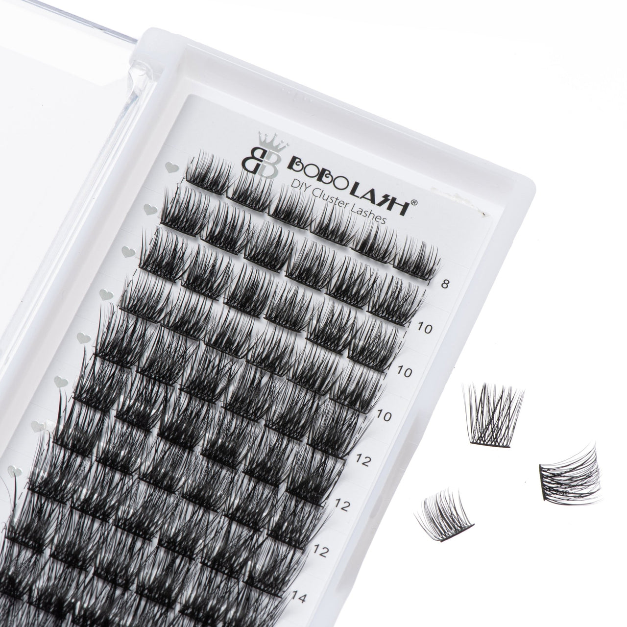 A02 Lash Clusters DIY Eyelash Extensions 72 Clusters Lashes