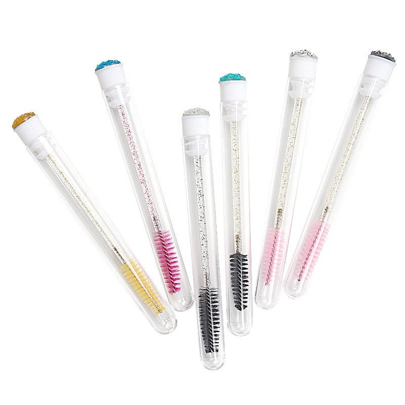 Diamond Bottle With Glitter Mascara Brushes(Random Color)