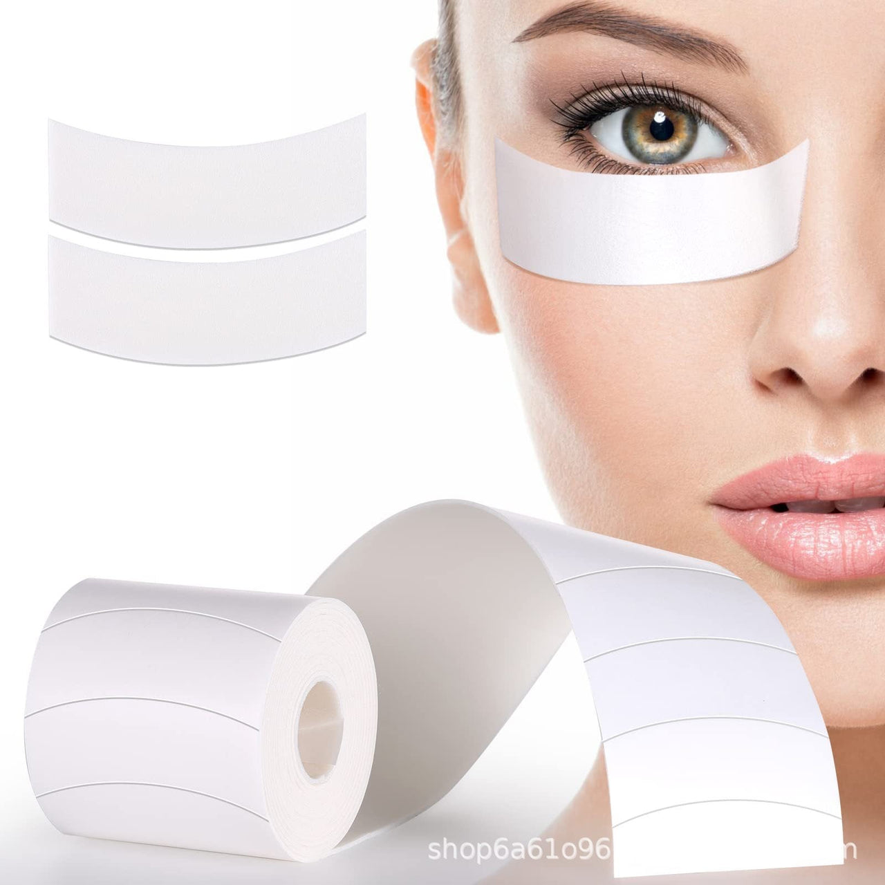 PE Foam Eye Pads (110Pcs/roll ) - BOBOLASH