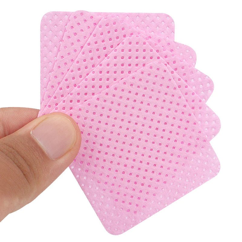 Pink Eyelash Glue Wipes