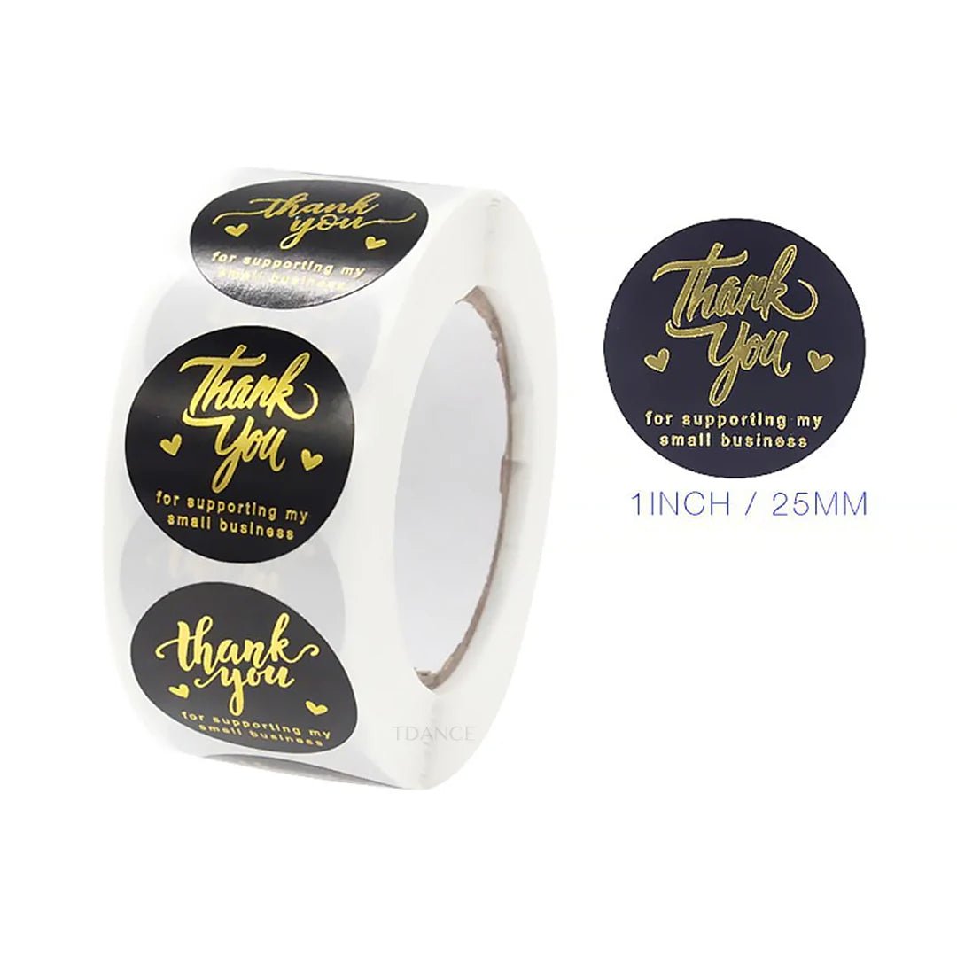 Thank You Stickers Rolls (500PCS) - BOBOLASH