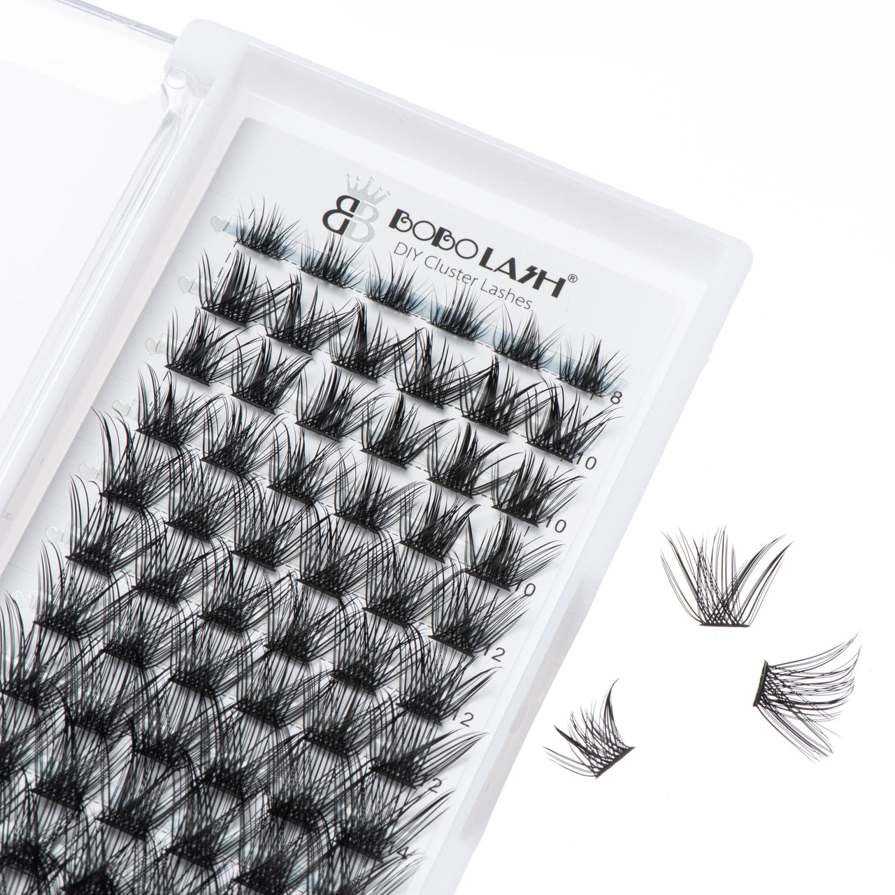 W02 Lash Clusters DIY Eyelash Extensions 72 Clusters Lashes