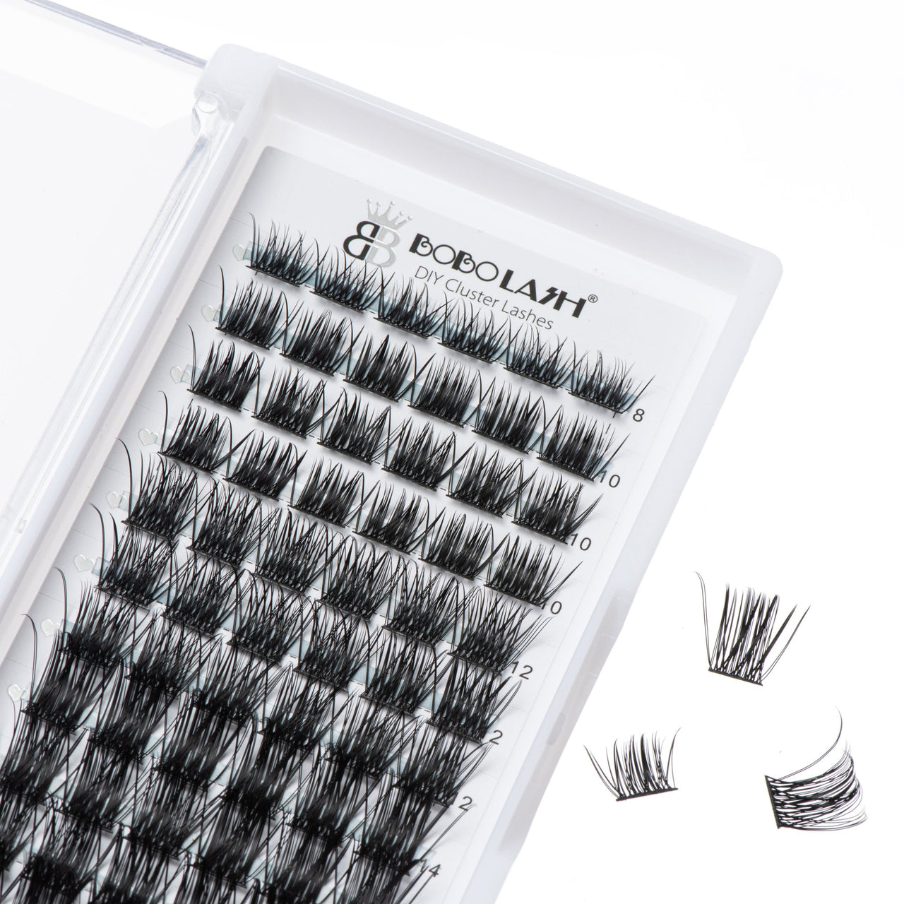 W04 Lash Clusters DIY Eyelash Extensions 72 Clusters Lashes